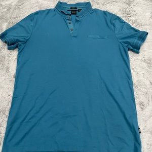 Boss - turquoise polo shirt (Size L - regular fit)